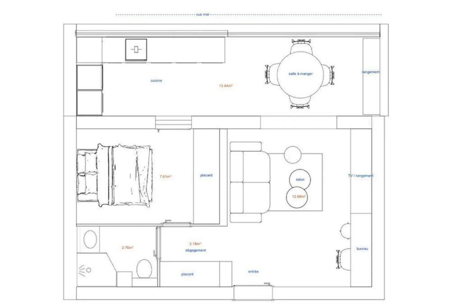 Apartment Sausset-Les-Pins, T2 Vue Sur Mer, Plage A 200M